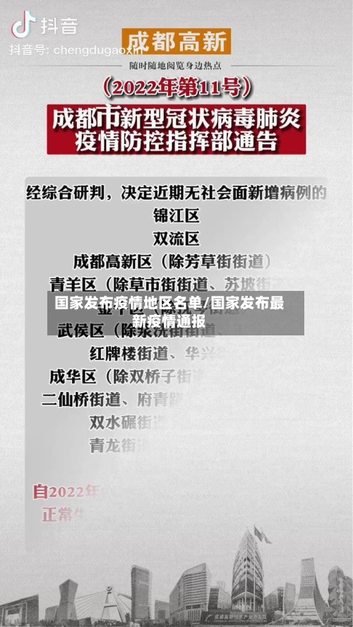 国家发布疫情地区名单/国家发布最新疫情通报-第1张图片