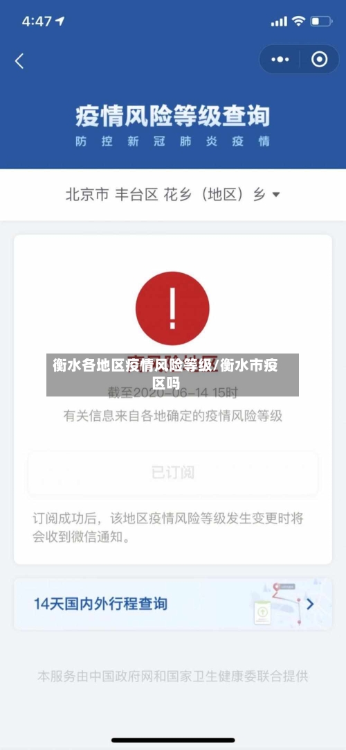 衡水各地区疫情风险等级/衡水市疫区吗-第2张图片