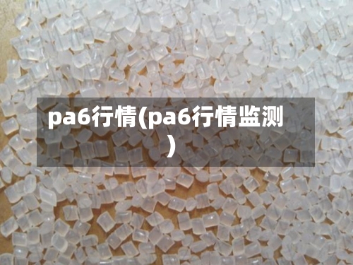 pa6行情(pa6行情监测)-第3张图片