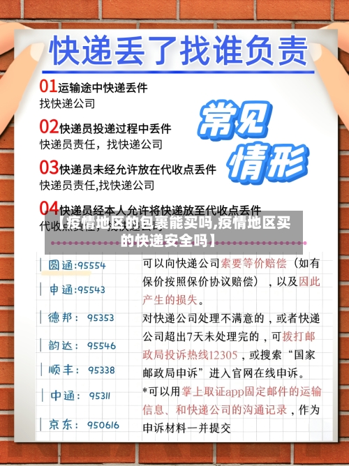 【疫情地区的包裹能买吗,疫情地区买的快递安全吗】-第1张图片