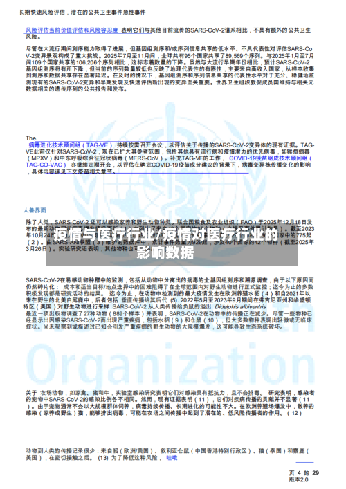 疫情与医疗行业/疫情对医疗行业的影响数据-第2张图片
