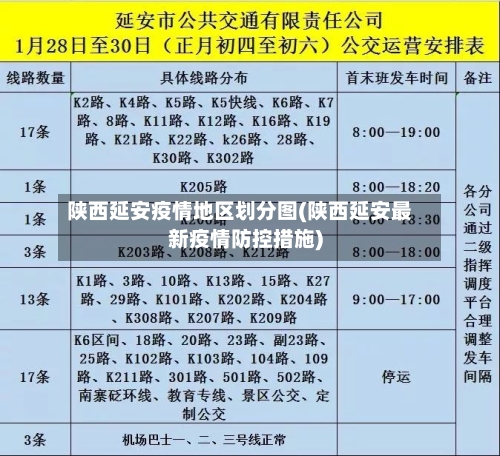 陕西延安疫情地区划分图(陕西延安最新疫情防控措施)-第2张图片