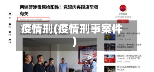 疫情刑(疫情刑事案件)-第3张图片
