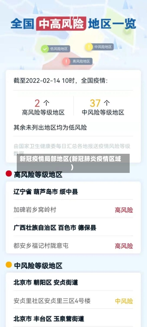 新冠疫情局部地区(新冠肺炎疫情区域)-第2张图片