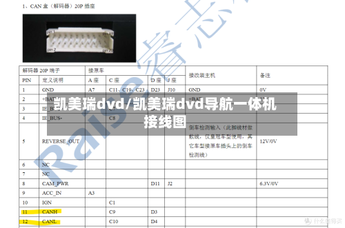 凯美瑞dvd/凯美瑞dvd导航一体机接线图-第2张图片