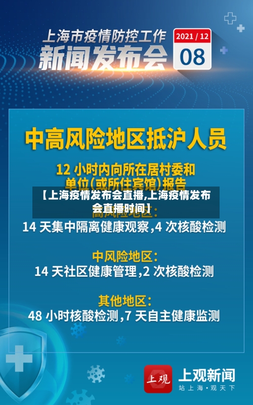【上海疫情发布会直播,上海疫情发布会直播时间】-第2张图片