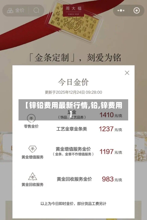【锌铅费用最新行情,铅,锌费用】-第1张图片