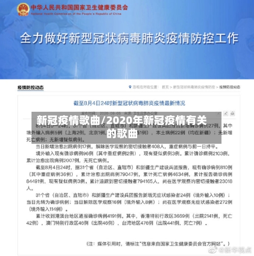 新冠疫情歌曲/2020年新冠疫情有关的歌曲-第2张图片